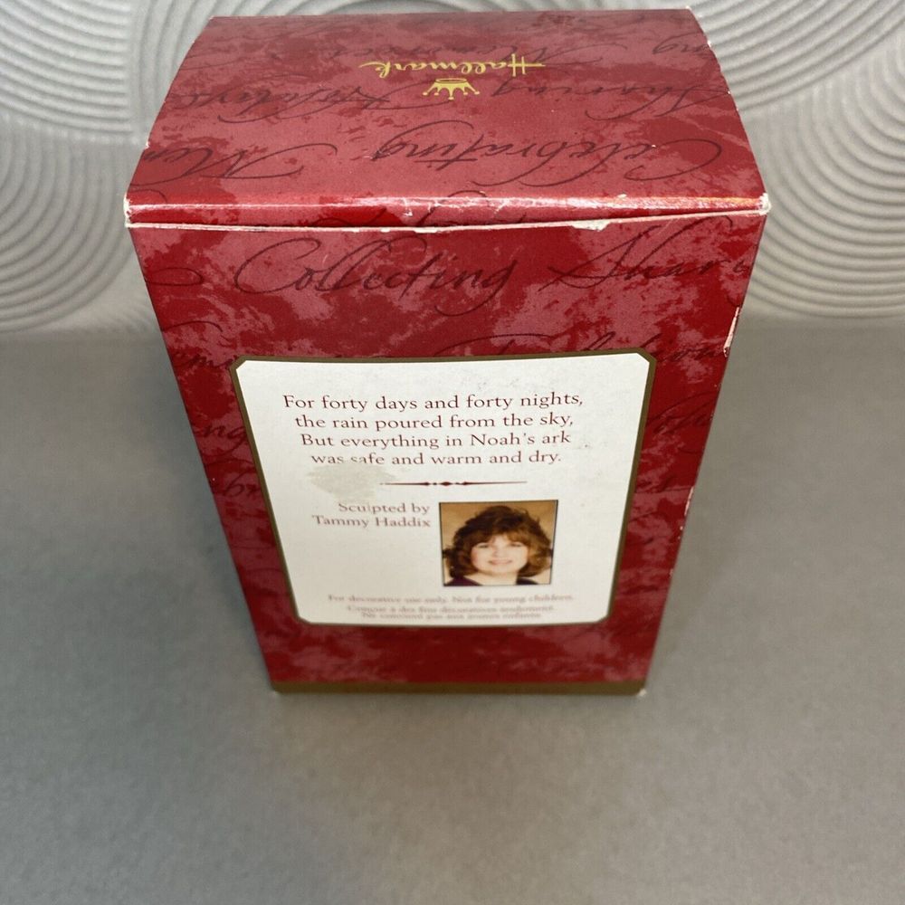 Hallmark Keepsake SAFE IN NOAH'S ARK Christmas Ornament‎ with box Dated 2000 New - Picture 9 of 11
